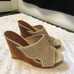 New. Matt Bernson Wedge Sandals. Never worn.